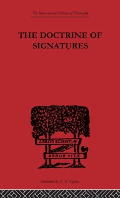 Cover The Doctrine of Signatures