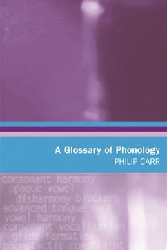 A Glossary of Phonology - Carr, Philip