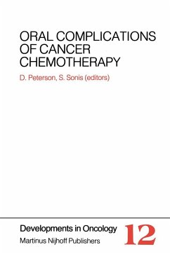 Oral Complications of Cancer Chemotherapy - Peterson, Douglas E. / Sonis, Stephen T. (Hgg.)