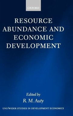 Resource Abundance and Economic Development - Auty, R. M. (ed.)