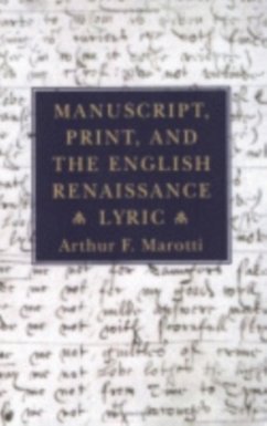 Cover MANUSCRIPT PRINT & THE ENGLISH