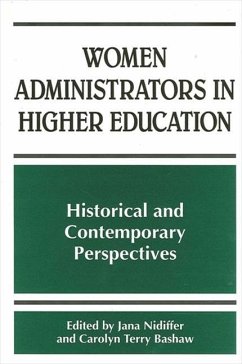 Women Administrators in Higher Education