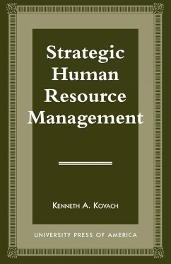 Strategic Human Resource Management - Kovach, Kenneth A.