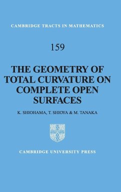 The Geometry of Total Curvature on Complete Open Surfaces - Shiohama, Katsuhiro; Shioya, Takashi; Tanaka, Minoru