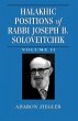 Halakhic Positions of Rabbi Joseph B.... - Bild 1