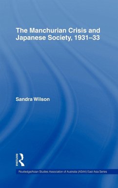 Cover The Manchurian Crisis and Japanese Society, 1931-33