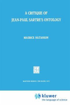A Critique of Jean-Paul Sartre's Ontology - Natanson, M. A.