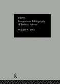 Ibss: Political Science: 1961 Volume 10