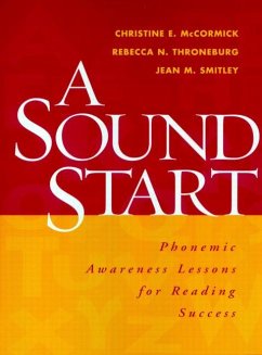 A Sound Start - McCormick, Christine E; Throneburg, Rebecca N; Smitley, Jean M