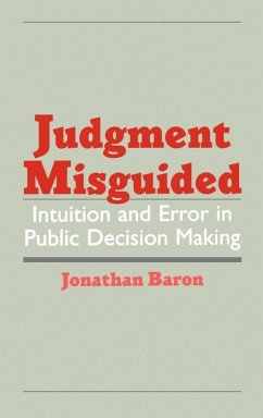 Judgment Misguided - Baron, Jonathan