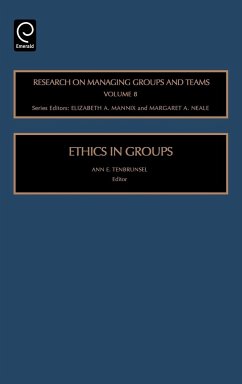 Ethics in Groups - Tenbrunsel, Ann (ed.)