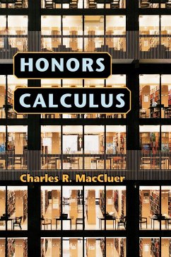 Honors Calculus - Maccluer, Charles R.