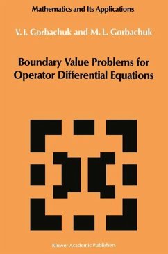 Boundary Value Problems for Operator Differential Equations - Gorbachuk, M. L.