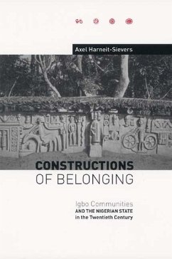 Constructions of Belonging - Harneit-Sievers, Axel