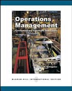 Operations Management: Contemporary Concepts and Cases with Student CD-ROM