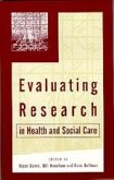 Evaluating Research in Health and Social Care