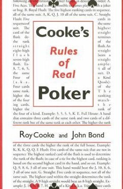 Cooke's Rules of Real Poker - Cooke, Roy; Bond, John