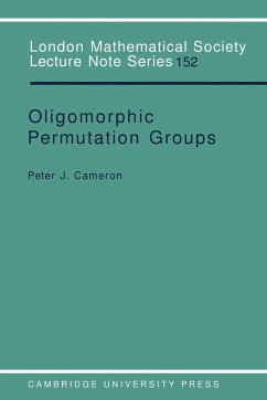 Oligomorphic Permutation Groups - Cameron, Peter J.