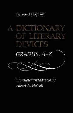 A Dictionary of Literary - Dupriez, Bernard