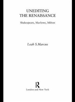 Unediting the Renaissance - Marcus, Leah