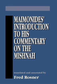 Maimonides' Introduction to His Commentary on the Mishnah - Maimonides, Moses