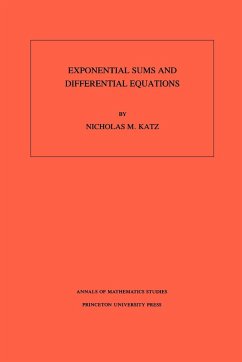 Exponential Sums and Differential Equations. (AM-124), Volume 124 - Katz, Nicholas M.