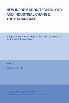 New Information Technology and Industrial Change: The Italian Case - Antonelli, C. (Hrsg.)