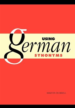 Using German Synonyms - Durrell, Martin (University of Manchester)