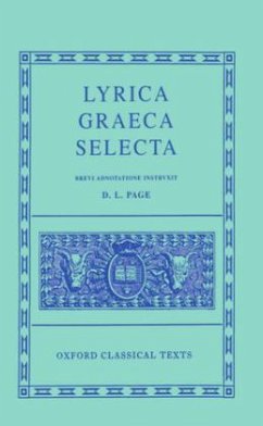 Lyrica Graeca Selecta - Page, Denys / Page, D. L. (eds.)
