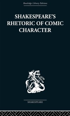 Cover Shakespeare's Rhetoric of Comic Character