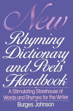 New Rhyming Dictionary and Poets' Handbook - Johnson, Burges