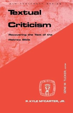 Textual Criticism - McCarter, P Kyle