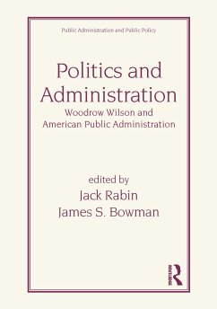 Politics and Administration - Rabin, Jack; Bowman, J.; Rabin