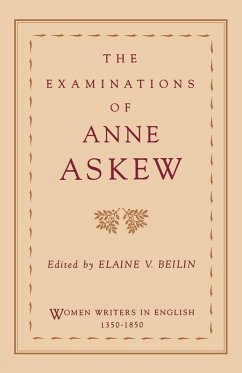 Cover The Examinations of Anne Askew