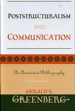 Poststructuralism and Communication