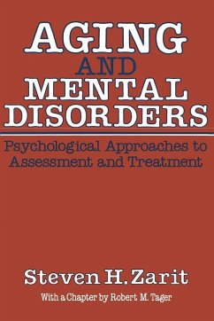 Aging and Mental Disorders - Zarit, Steven H.