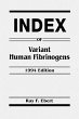 Index of Variant Human Fibrinogens - Bild 1