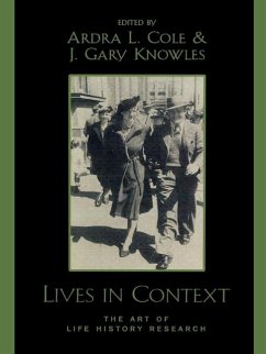Lives in Context - Cole, Ardra L; Knowles, Gary J