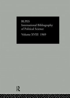 Ibss: Political Science: 1969 Volume 18 - International Committee for Social Science Information and Documentation