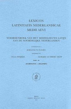 Lexicon Latinitatis Nederlandicae Medii Aevi, VII. Q-R-Stu, Fasc. 56 - Fuchs, Johanne W.; Weijers, Ediderunt Olga; Gumbert-Hepp, Marijke