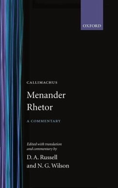 Rhetor - Menander; Wilson, N G