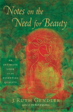 Notes on the Need for Beauty - Gendler, J Ruth