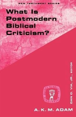 What Is Postmodern Biblical Criticism? - Adam, Andrew K; Adam, Ak