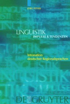 Intonation deutscher Regionalsprachen - Peters, Jörg