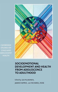 Socioemotional Development and Health from Adolescence to Adulthood - Pulkkinen, Lea / Kaprio, Jaakko / Rose, Richard J. (eds.)