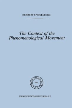 The Context of the Phenomenological Movement - Spiegelberg, E.