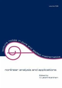 Nonlinear Analysis and Applications - Lakshmikantham