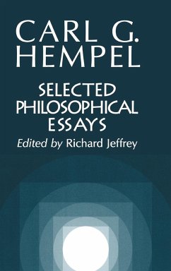 Selected Philosophical Essays - Hempel, Carl G.