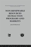 Non-Renewable Resources Extraction Programs and Markets