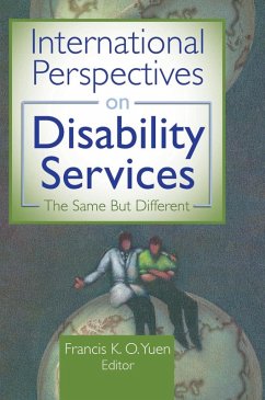 Cover International Perspectives on Disability Services